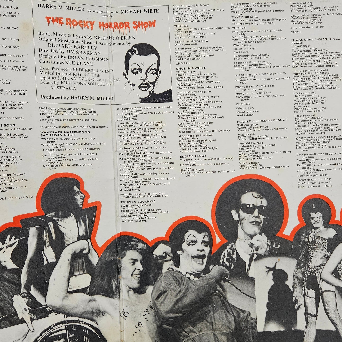 "The Rocky Horror Show" Original Australian Cast - The Rocky Horror Show: Original Australian Cast Album (LP, Album, Gat)