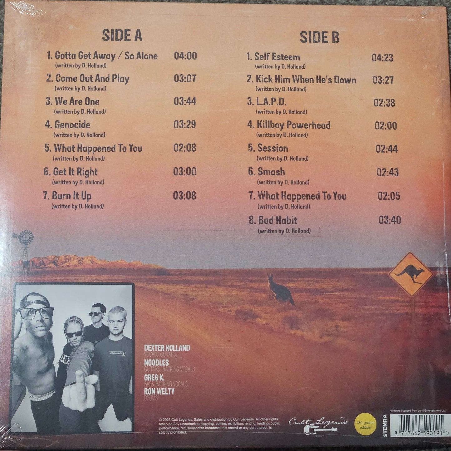 The Offspring - Raw & Down Under In 1995 (LP) Vinyl Record