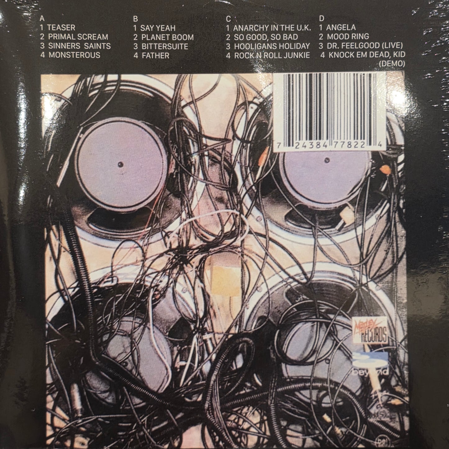 Motley Crue - Supersonic and Demonic Relics 2LP Vinyl Record