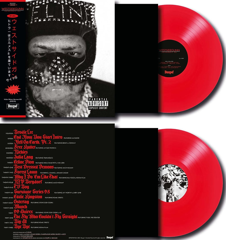 Westside Gunn – Hitler Wears Hermes 8 VIII : Side B "2LP RED COLOURED VINYL RECORD"