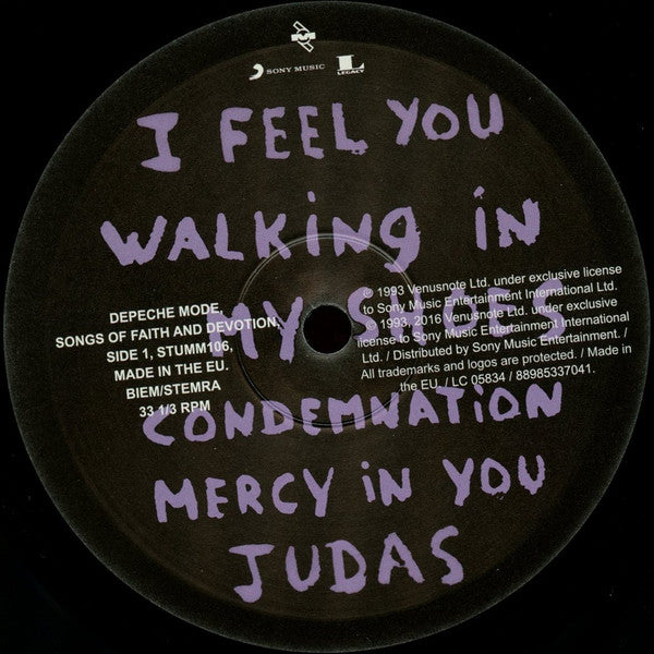 Depeche Mode - Songs Of Faith And Devotion (LP, Album, RE, RM, Gat)