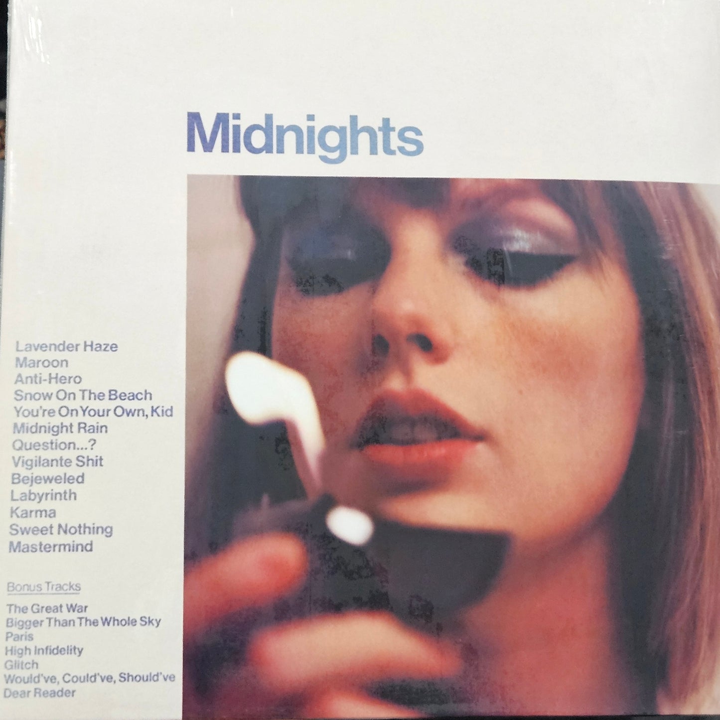 TAYLOR SWIFT MIDNIGHTS 3AM EDITION! VINYL 2LP CLEAR VINYL UNOFFICIAL New and Sealed !