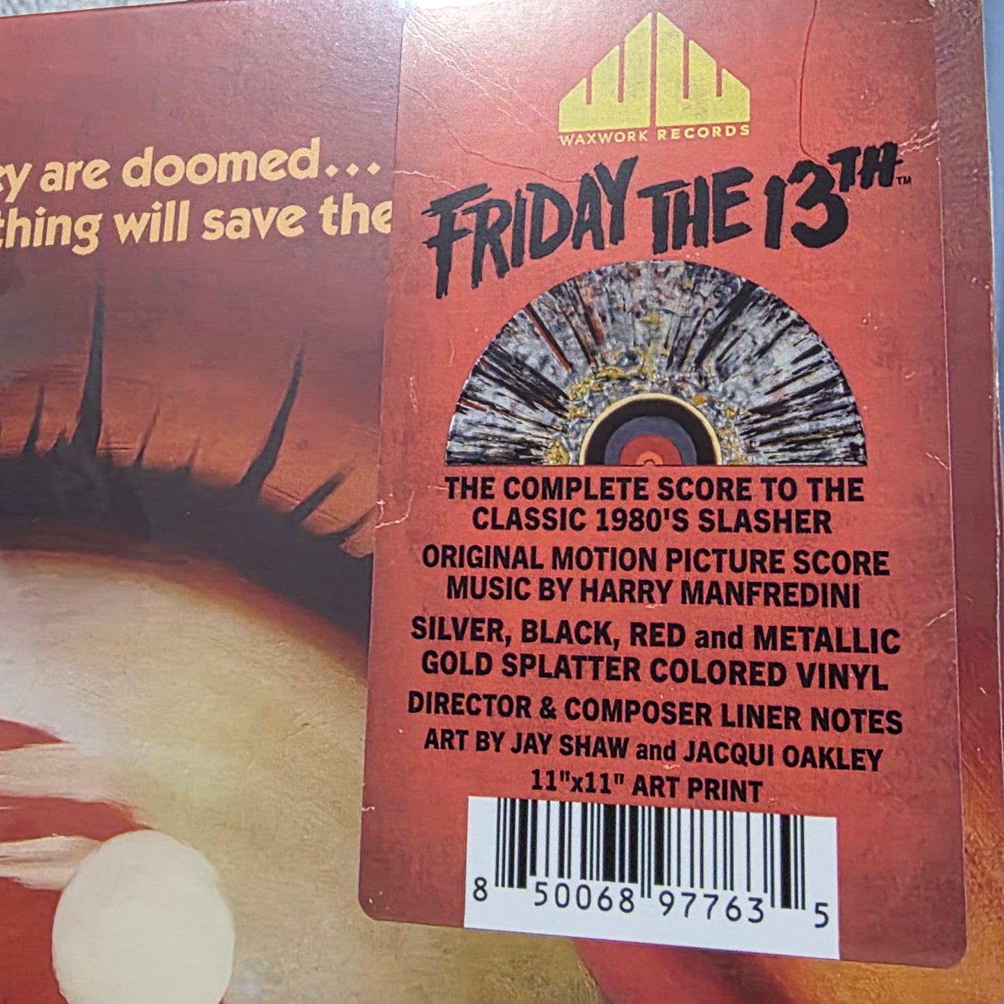 Harry Manfredini - Friday The 13th (Original Motion Picture Score) (LP, Album, RE, RP, Sil) Vinyl Record / LP