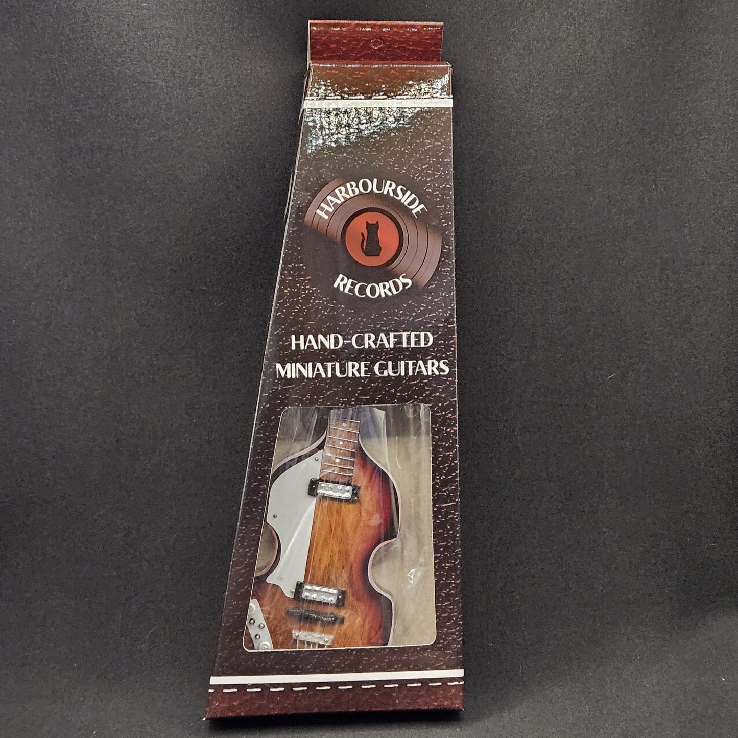 Miniature Guitar - Paul McCartney / The Beatles Hofner Violin Bass - Model Guitar Inc Stand