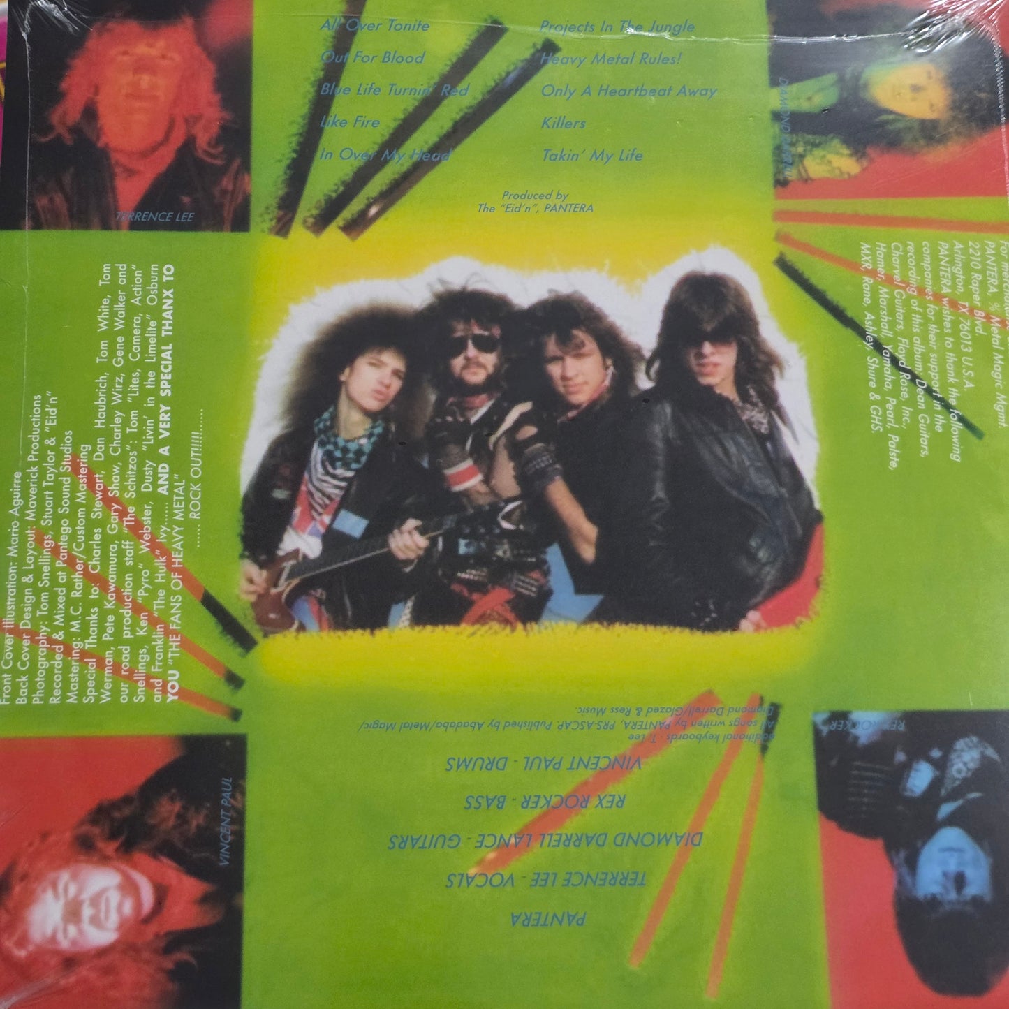 Pantera – Projects In The Jungle "COLOURED VINYL RECORD LP"