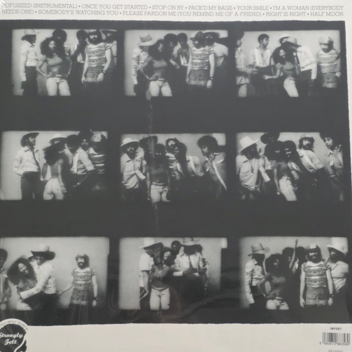CHAKA KHAN & RUFUS - RUFUSIZED VINYL RECORD LP