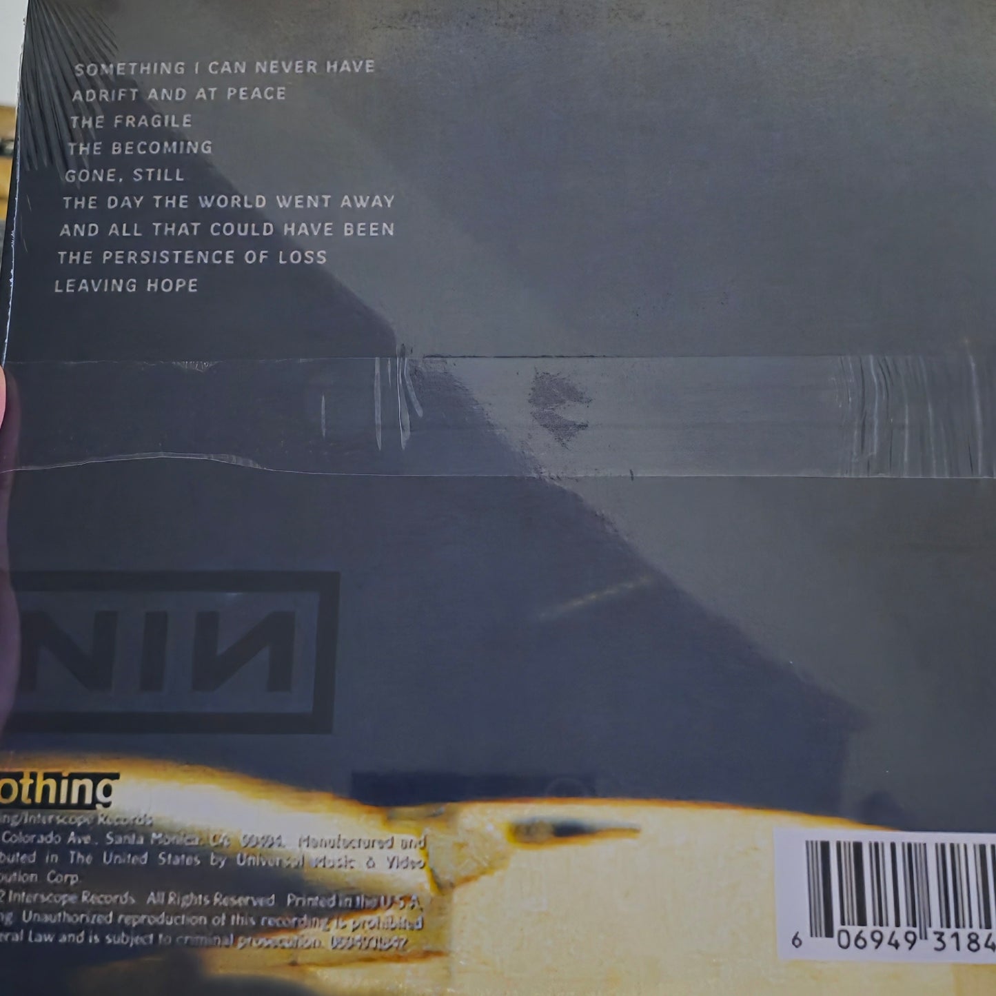 Nine Inch Nails NIN - And All That Could Have Been - Still - LP Colored Vinyl Record