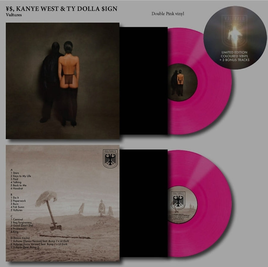 Kanye West & Ty Dolla $ign – Vultures 1 '2LP COLOURED VINYL"