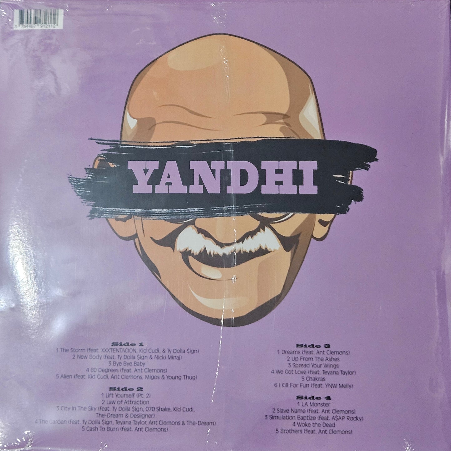 KANYE WEST - YANDHI COLOURED VINYL RECORD 2LP