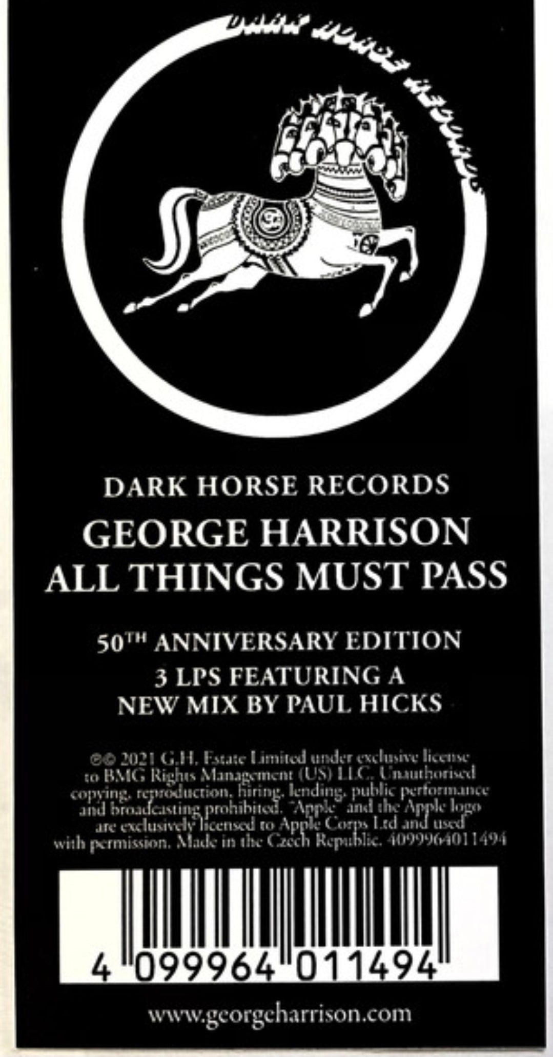 George Harrison - All Things Must Pass (3xLP, Album, RE, 50t + Box) Vinyl Record / LP