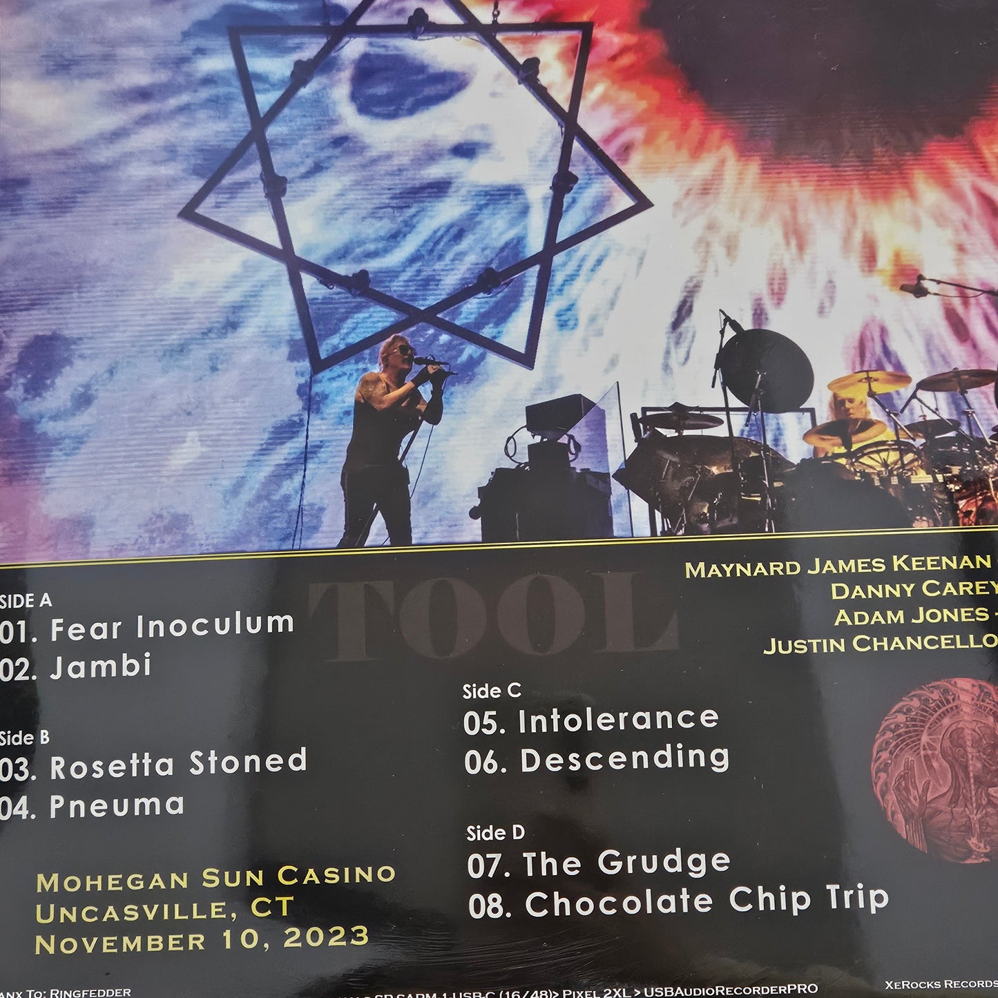 TOOL - MOHEGAN SUN LIVE 2LP COLOURED VINYL