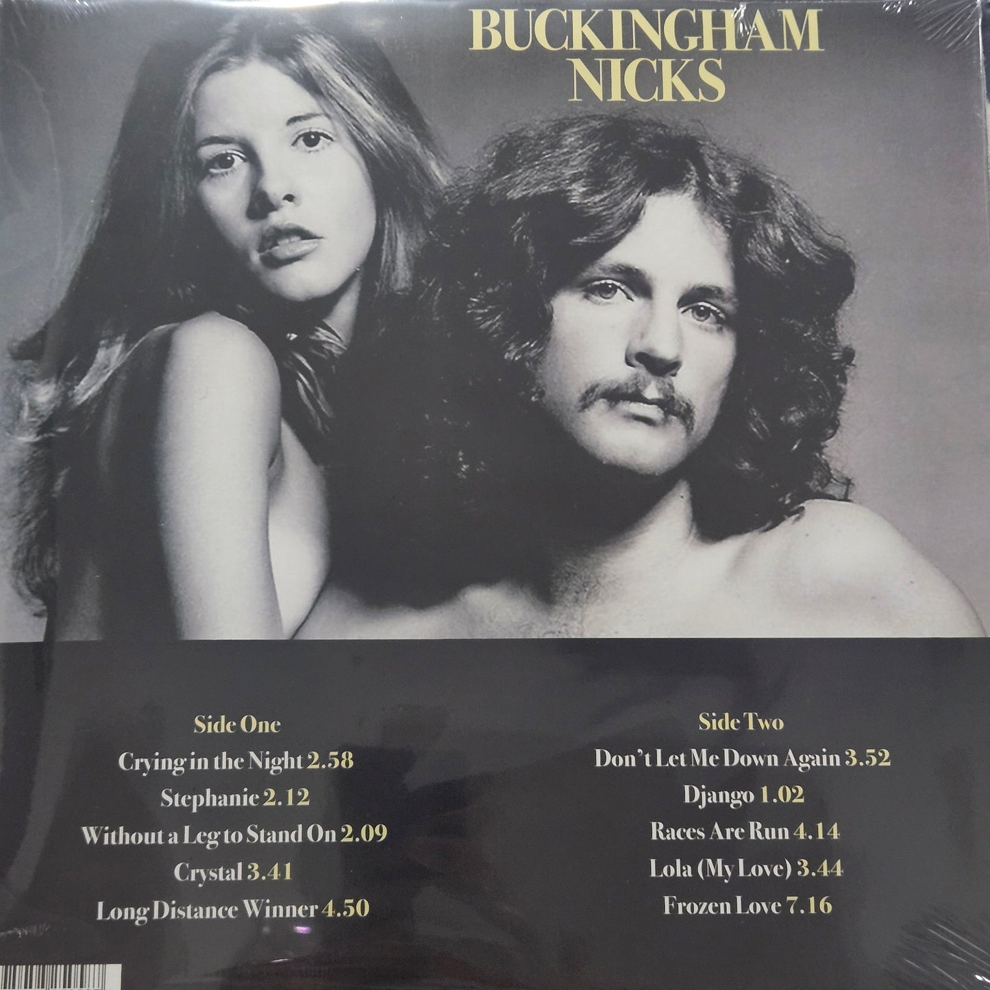 BUCKINGHAM NICKS New Sealed BLACK VINYL fleetwood mac Stevie nicks