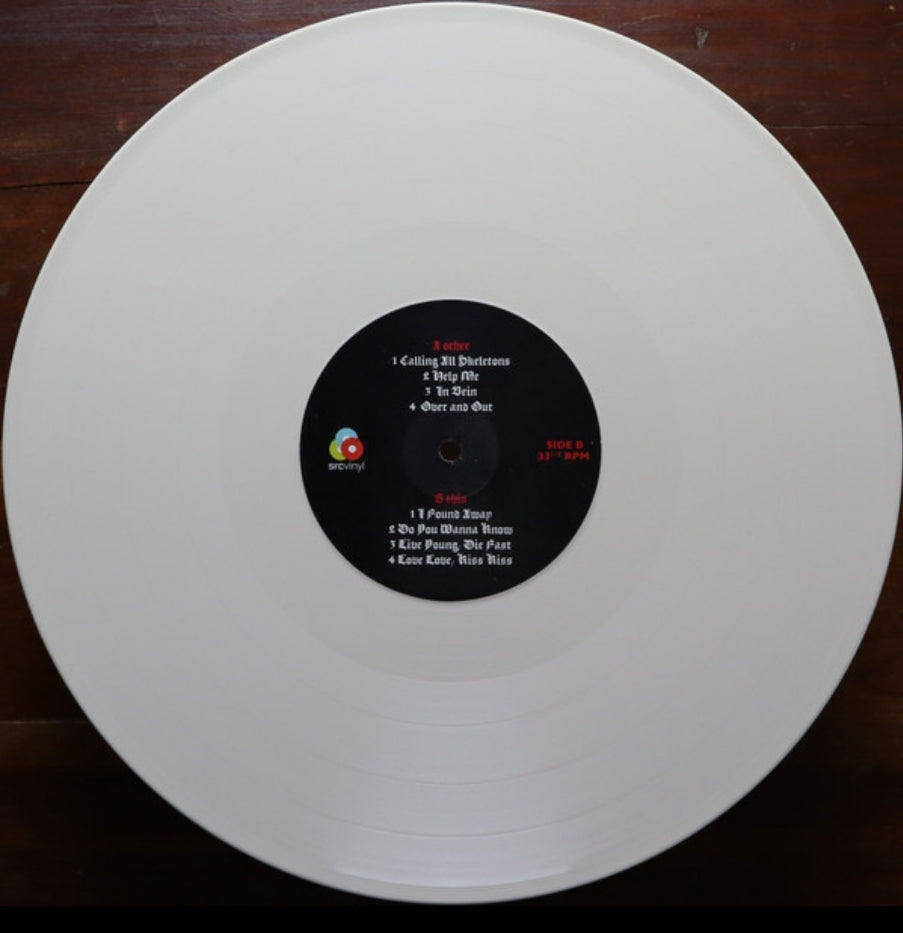 ALKALINE TRIO AGONY AND IRONY VINYL RECORD 2LP WHITE COLOURED