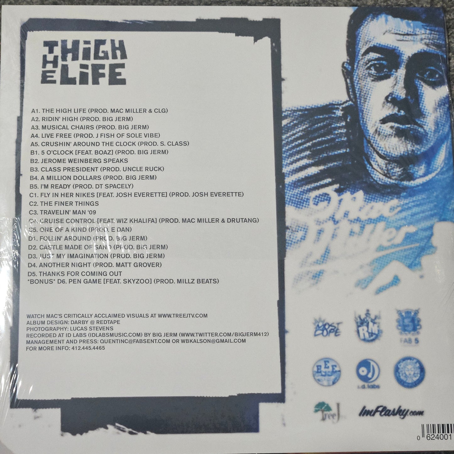 MAC MILLER - THE HIGH LIFE - 2LP BLUE VINYL
