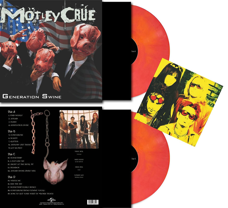 Motley Crue – Generation Swine Vinyl Record 2LP