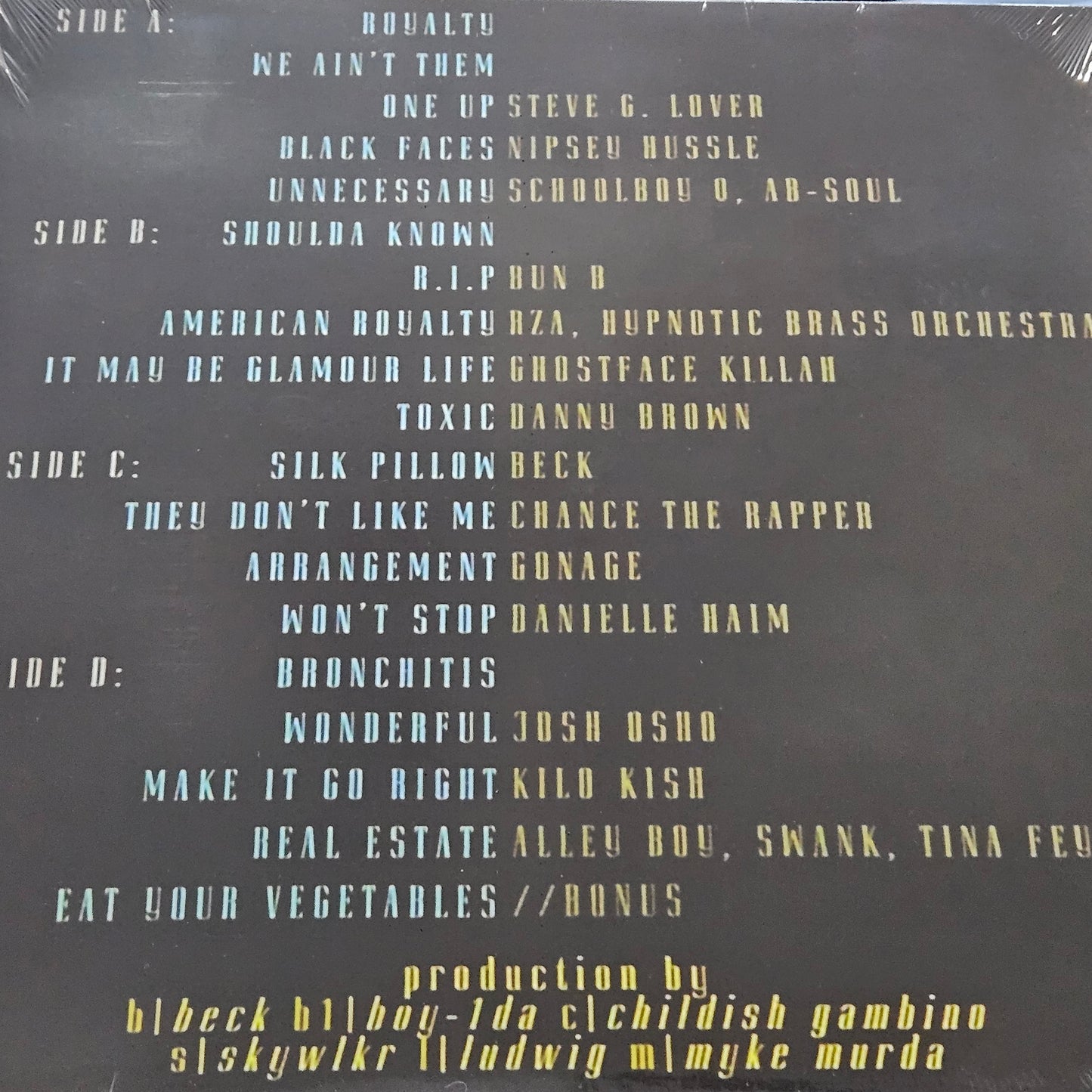 CHILDISH GAMBINO - ROYALTY 2LP VINYL RECORD