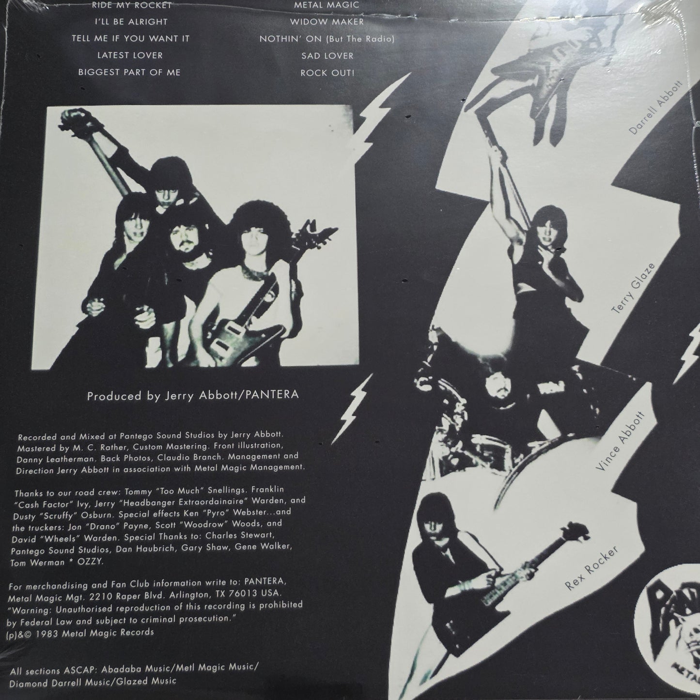 Pantera – Metal Magic "COLOURED VINYL RECORD LP"