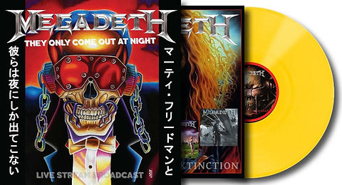Megadeth - They Only Come Out At Night "COLOURED VINYL RECORD"
