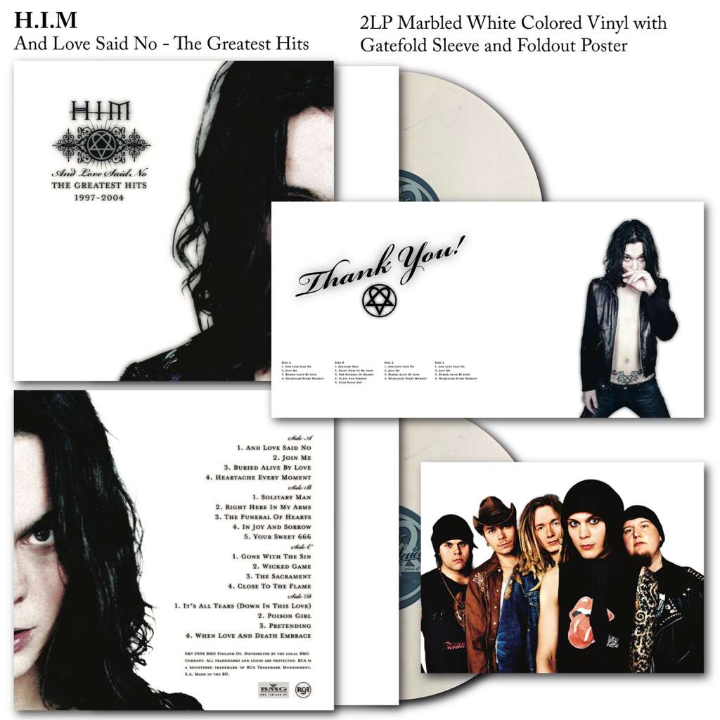 H.I.M - And Love Said No - The Greatest Hits - Vinyl Record 2LP HIM