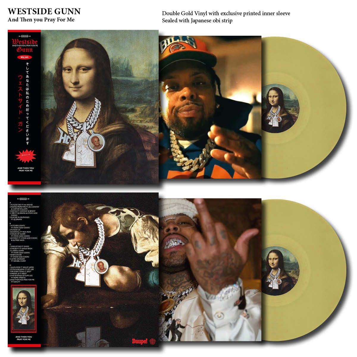 WESTSIDE GUNN - AND THEN YOU PRAY FOR ME 2LP COLOURED VINYL RECORD LP