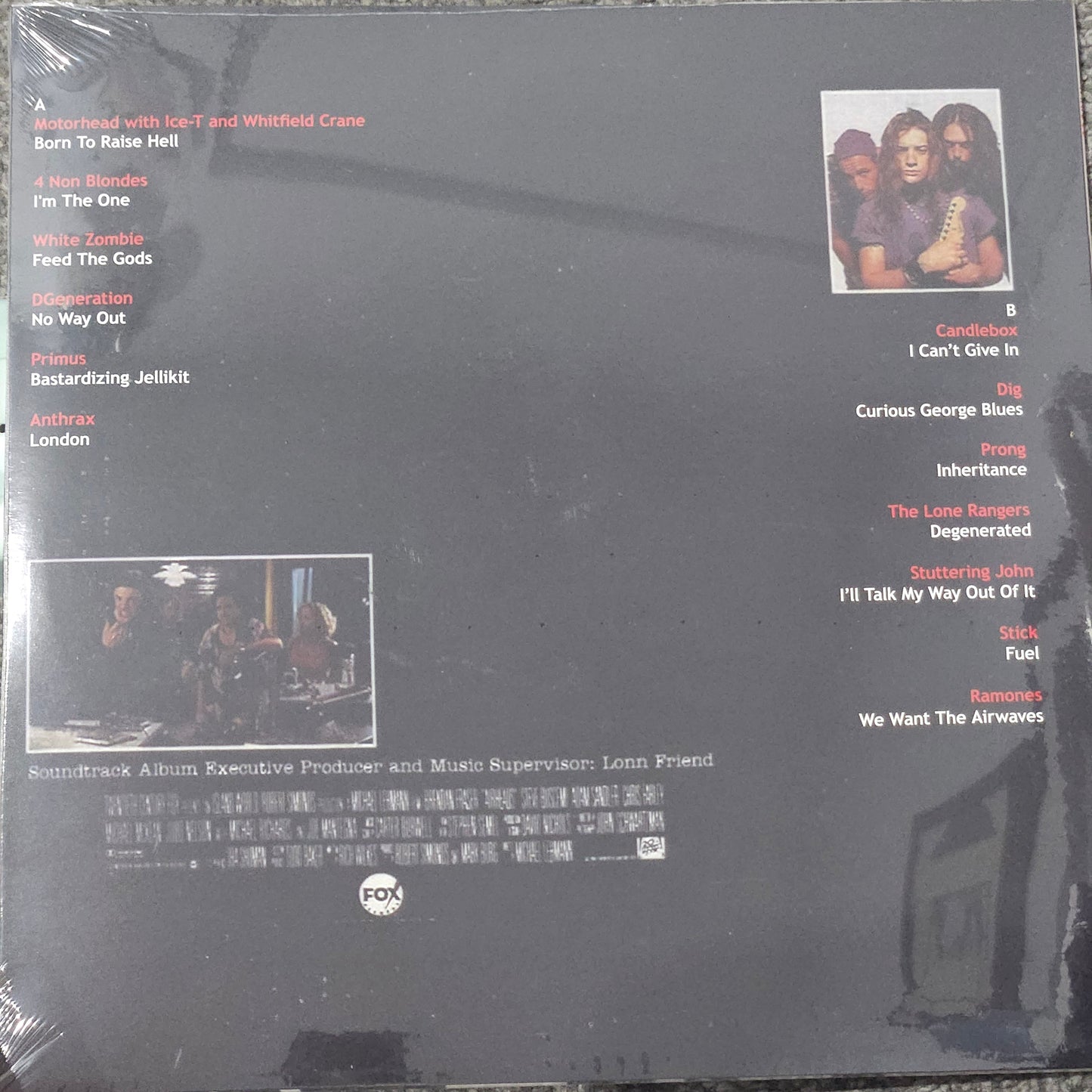 AIRHEADS FILM SOUNDTRACK OST COLOURED VINYL