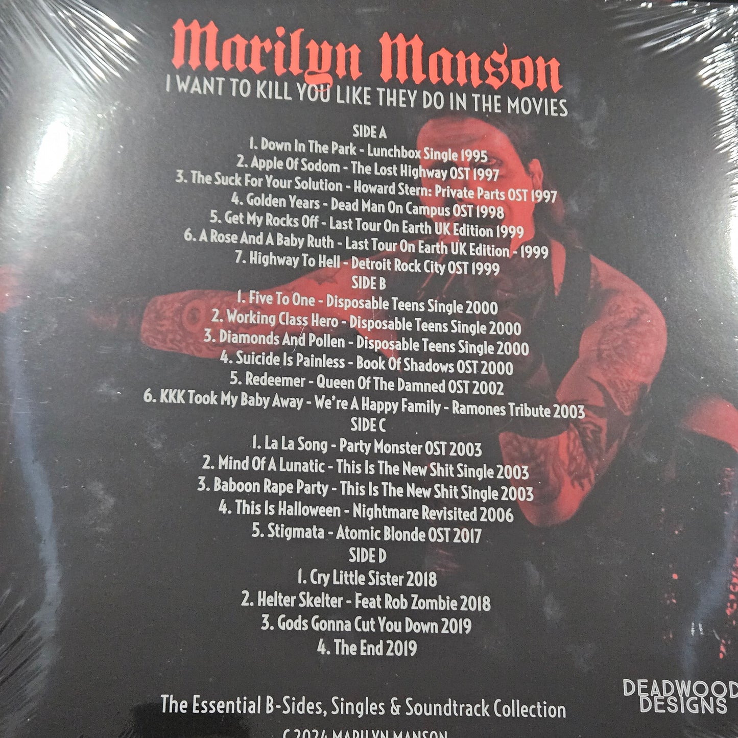 Marilyn Manson - I Want To Kill You Like They Do In The Movies "2LP VINYL RECORD"