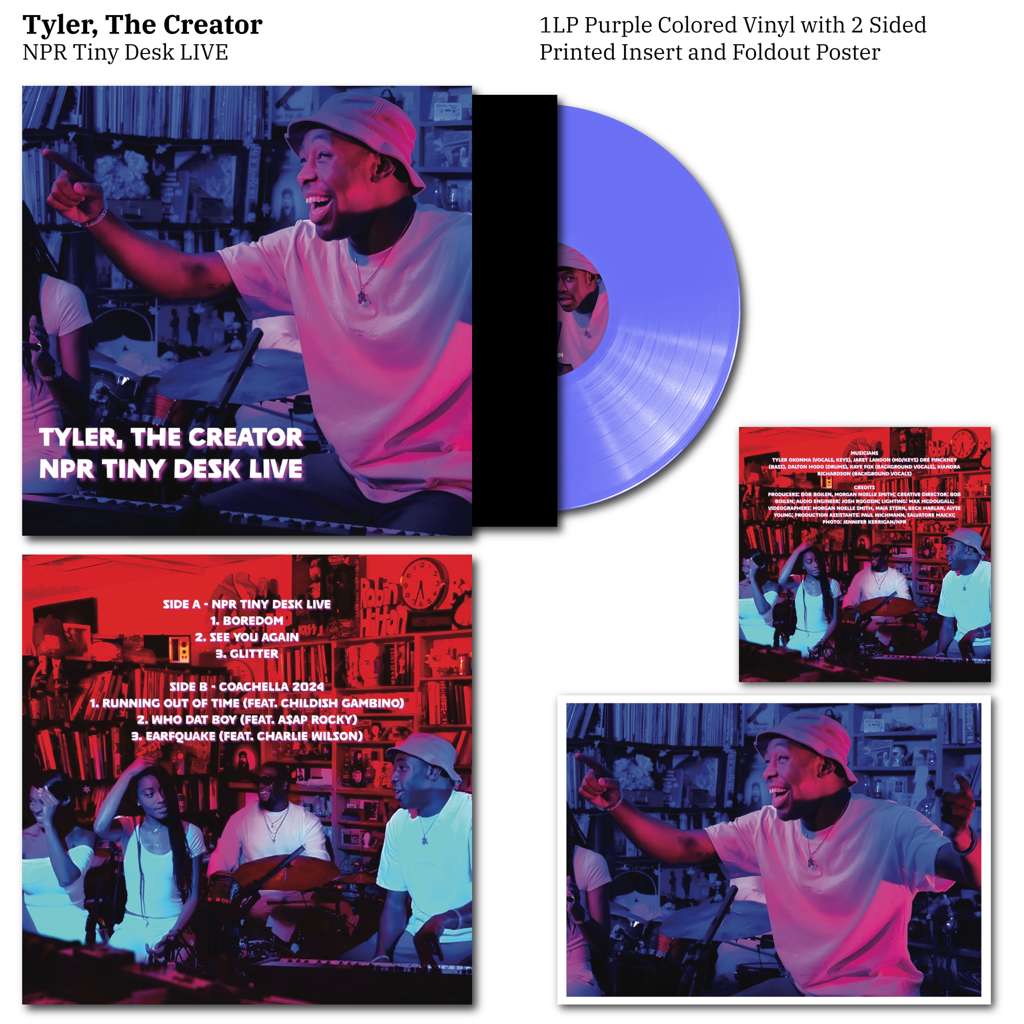Tyler The Creator - NPR Tiny Desk Concert Vinyl Record LP