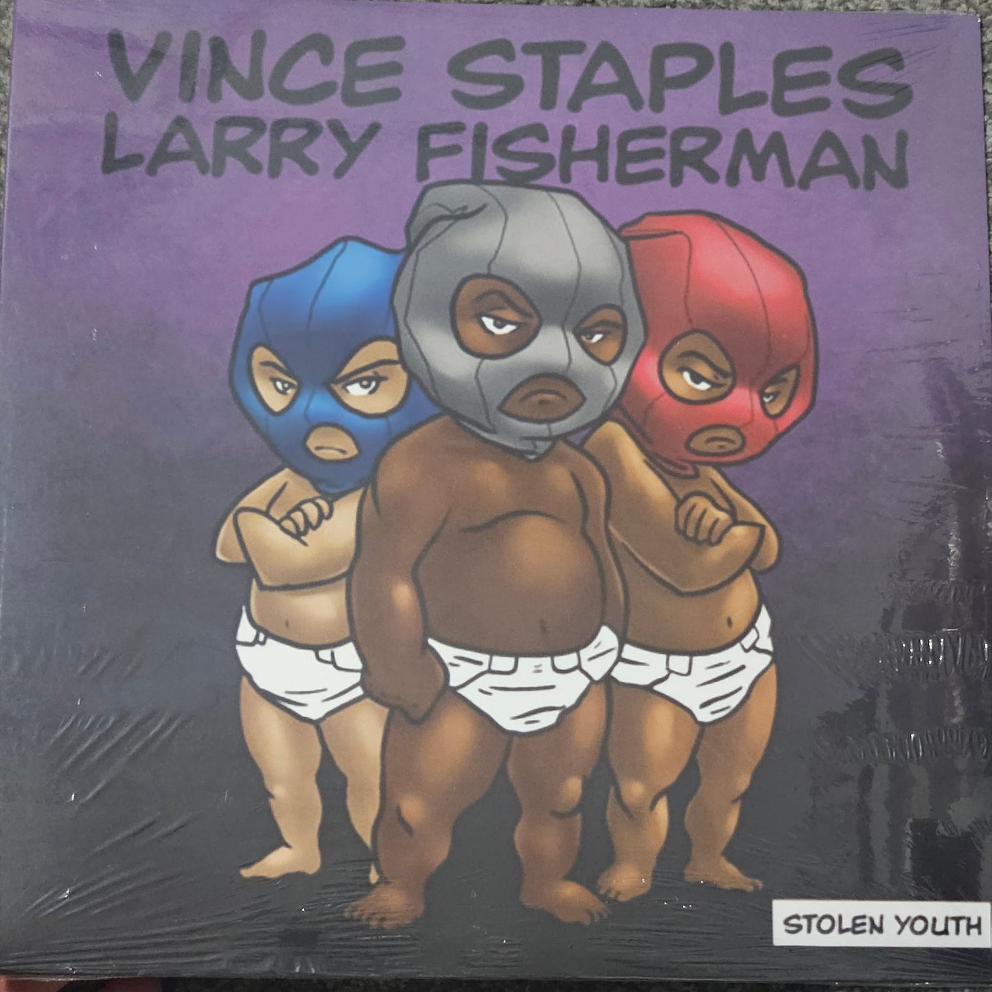 MAC MILLER / VINCE STAPLES / LARRY FISHERMAN - STOLEN YOUTH MIXTAPE VINYL RECORD COLOURED.