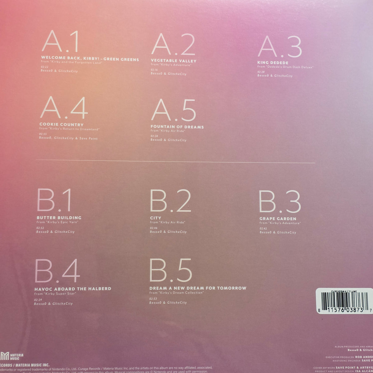 Besso0, GlitchxCity - Video Game Lofi: Kirby (LP, Sak) Vinyl Record / LP