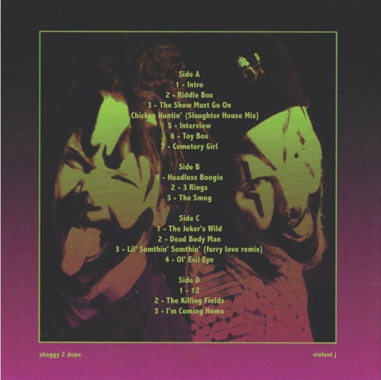 Insane Clown Posse – Riddle Box "2LP COLOURED VINYL RECORD "