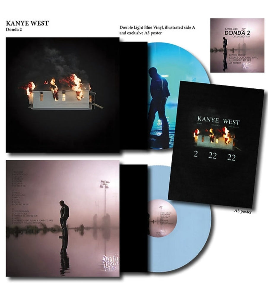 Kanye West – Donda 2 "2LP COLOURED VINYL ILLUSTRATED A SIDE"
