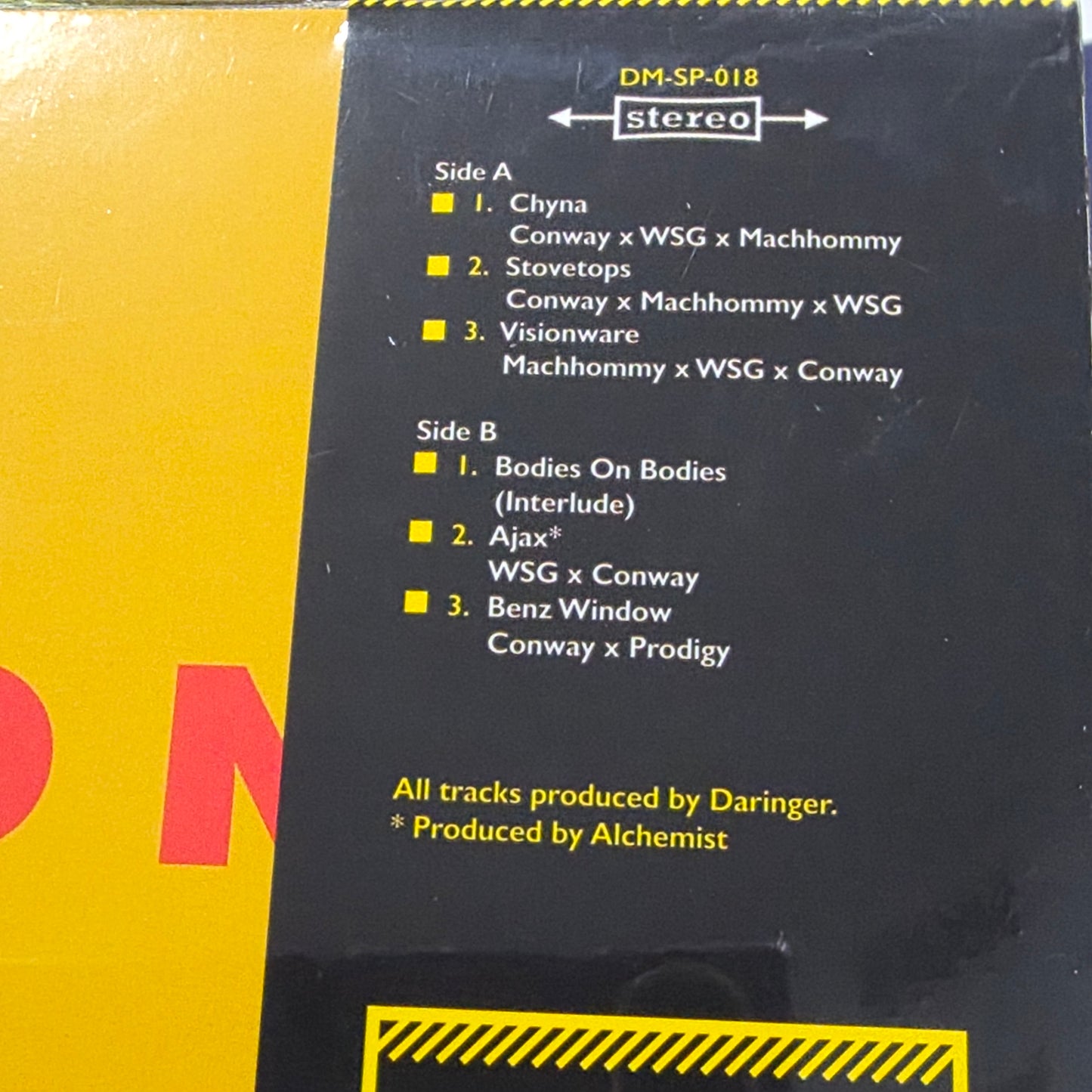GXFR – Don't Get Scared Now "COLOURED VINYL RECORD" CONWAY WESTSIDE GUNN
