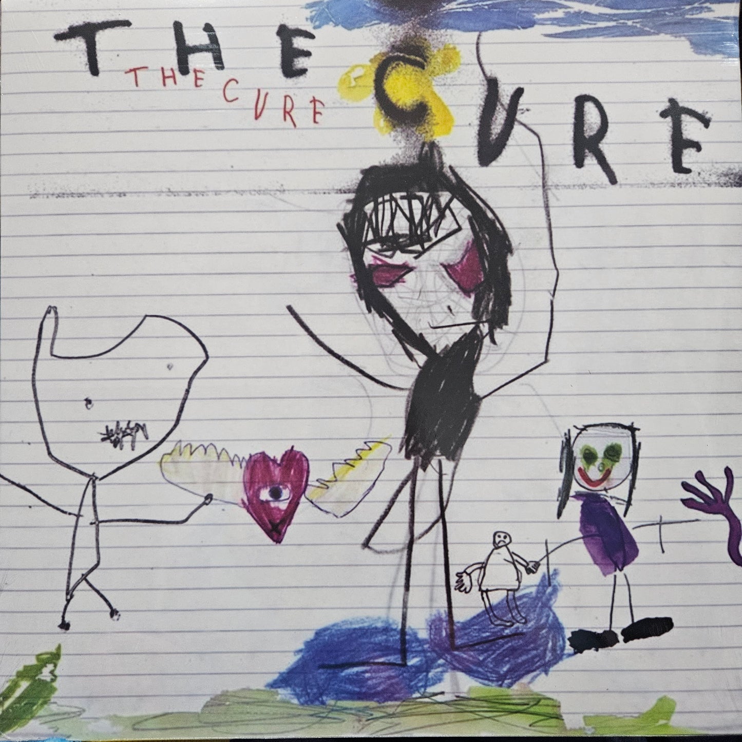 The Cure – The Cure Self titled vinyl record "2LP COLOURED VINYL - ILLUSTRATED A SIDE"