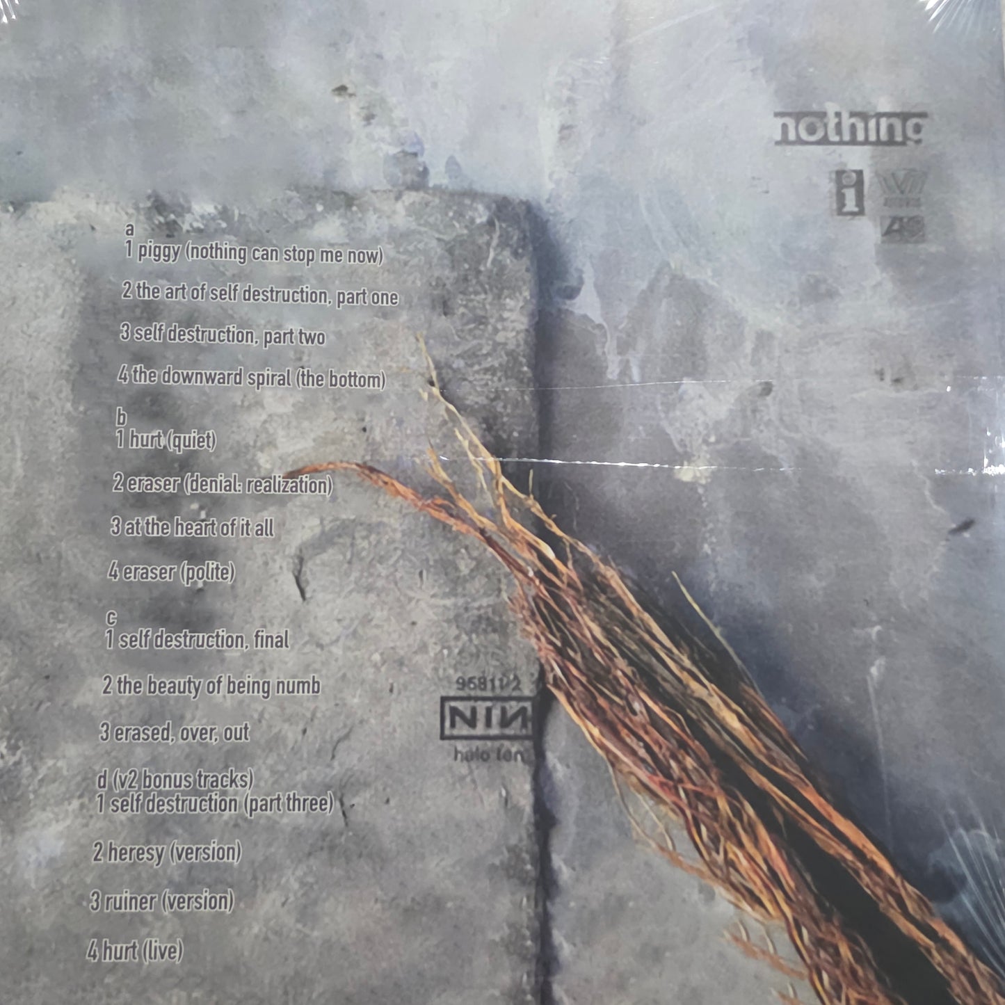Nine Inch Nails – Further Down The Spiral NIN "2LP COLOURED VINYL RECORD"