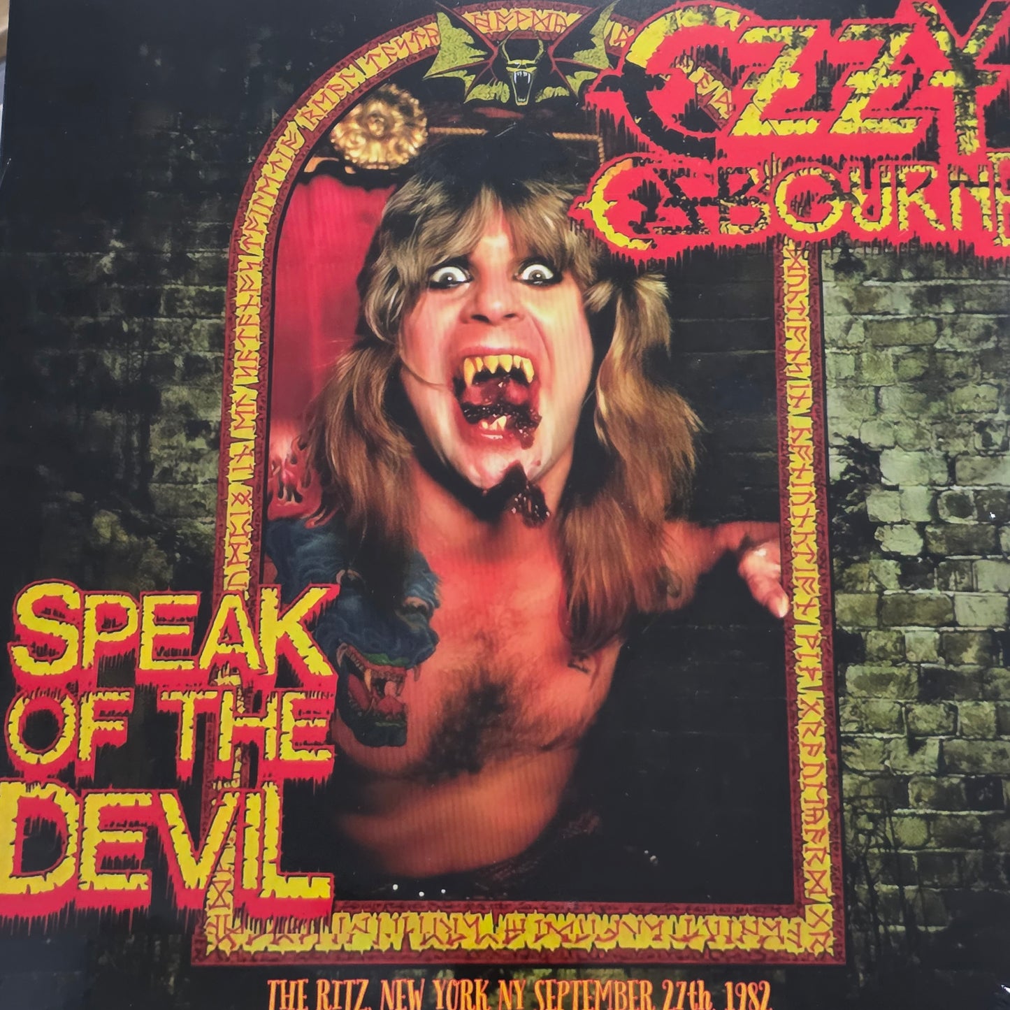 OZZY OSBOURNE - SPEAK OF THE DEVIL 2LP VINYL RECORD COLOURED LIVE 1982 NEW YORK BLACK SABBATH