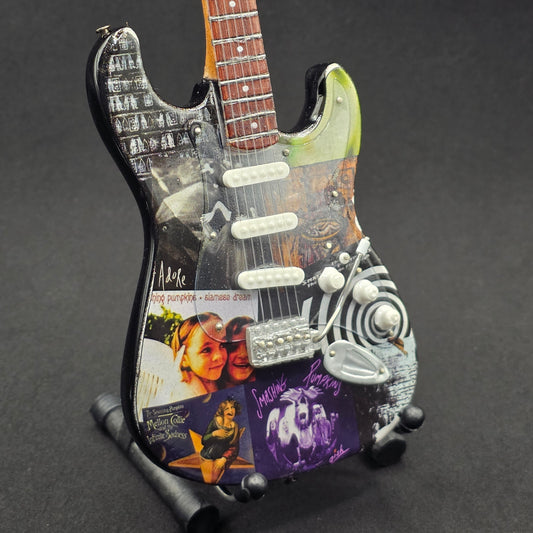 Miniature Guitar - Smashing Pumpkins Album Covers - Model Guitar Inc Stand