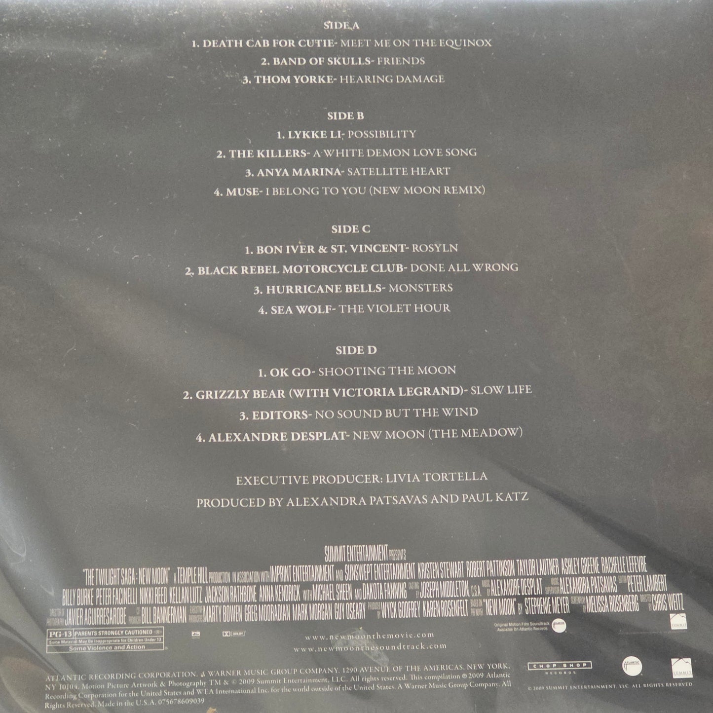 Various - The Twilight Saga: New Moon - Original Motion Picture Soundtrack (2xLP, Album, Ltd, RE, Tig) Vinyl Record / LP