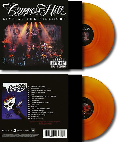 Cypress Hill – Live At The Fillmore "2LP COLOURED VINYL RECORD"