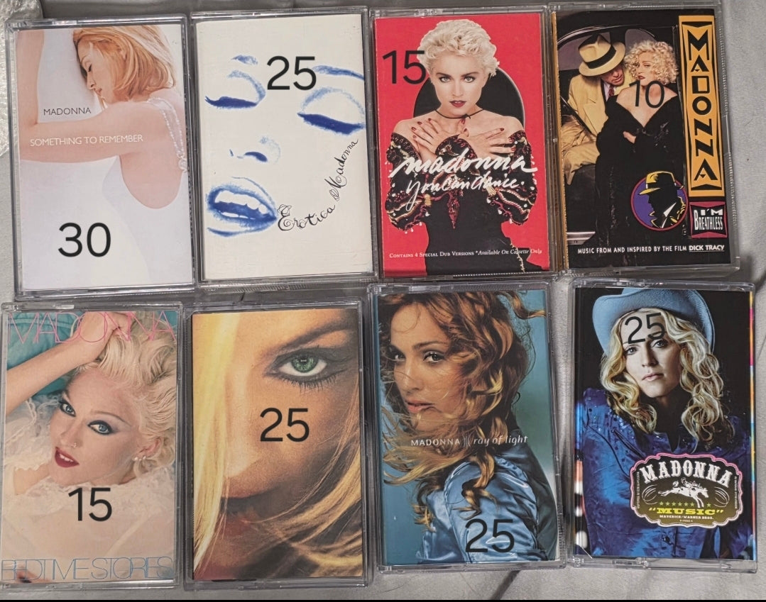 Madonna cassette bundle private listing