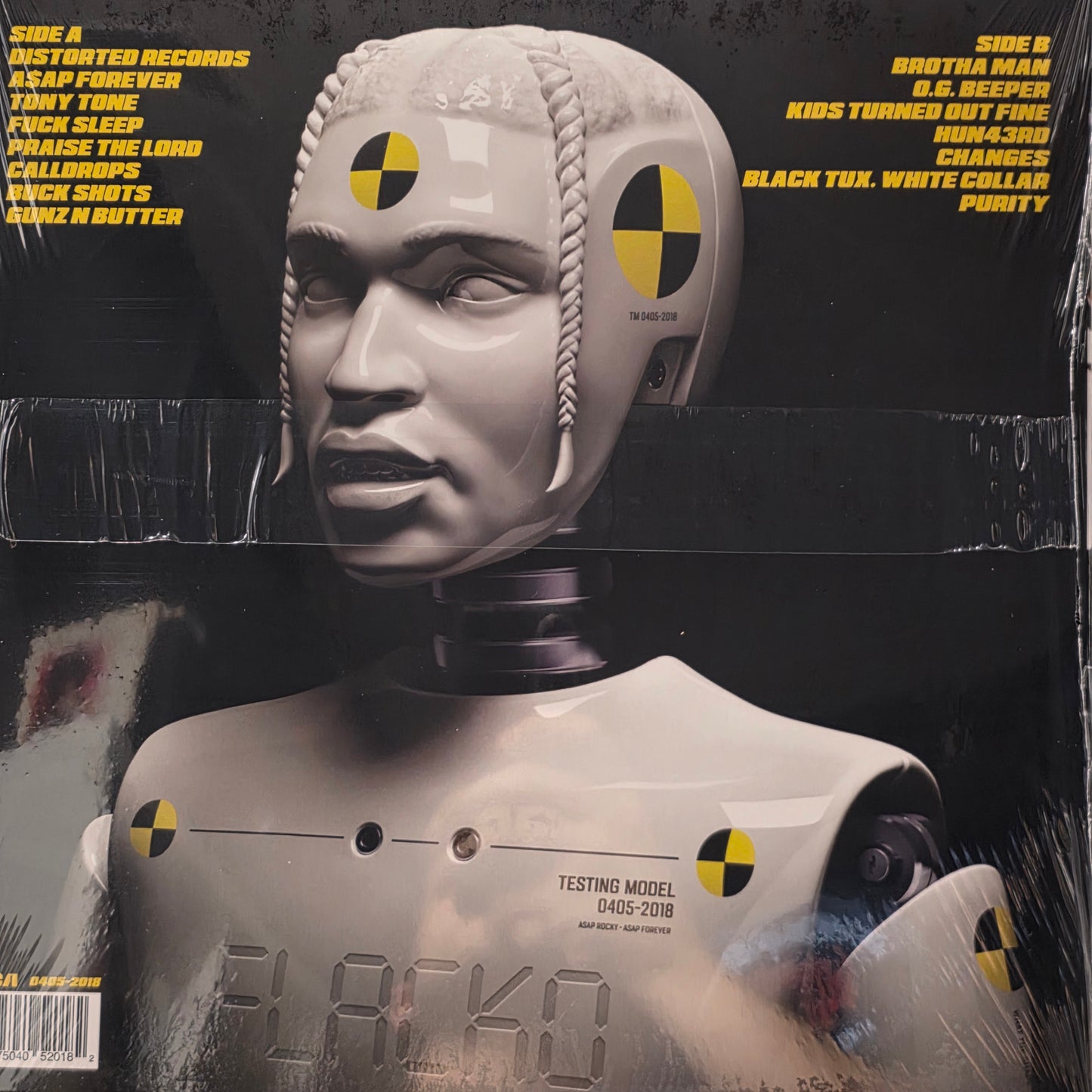 A$AP ROCKY Testing Coloured Vinyl Record LP ASAP