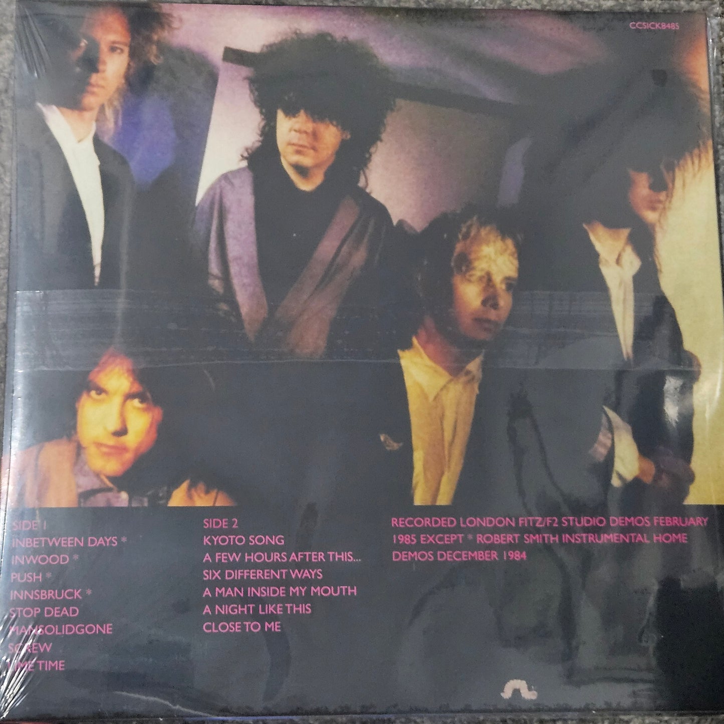 THE CURE - DEATH IN THE POOL VINYL RED COLOURED
