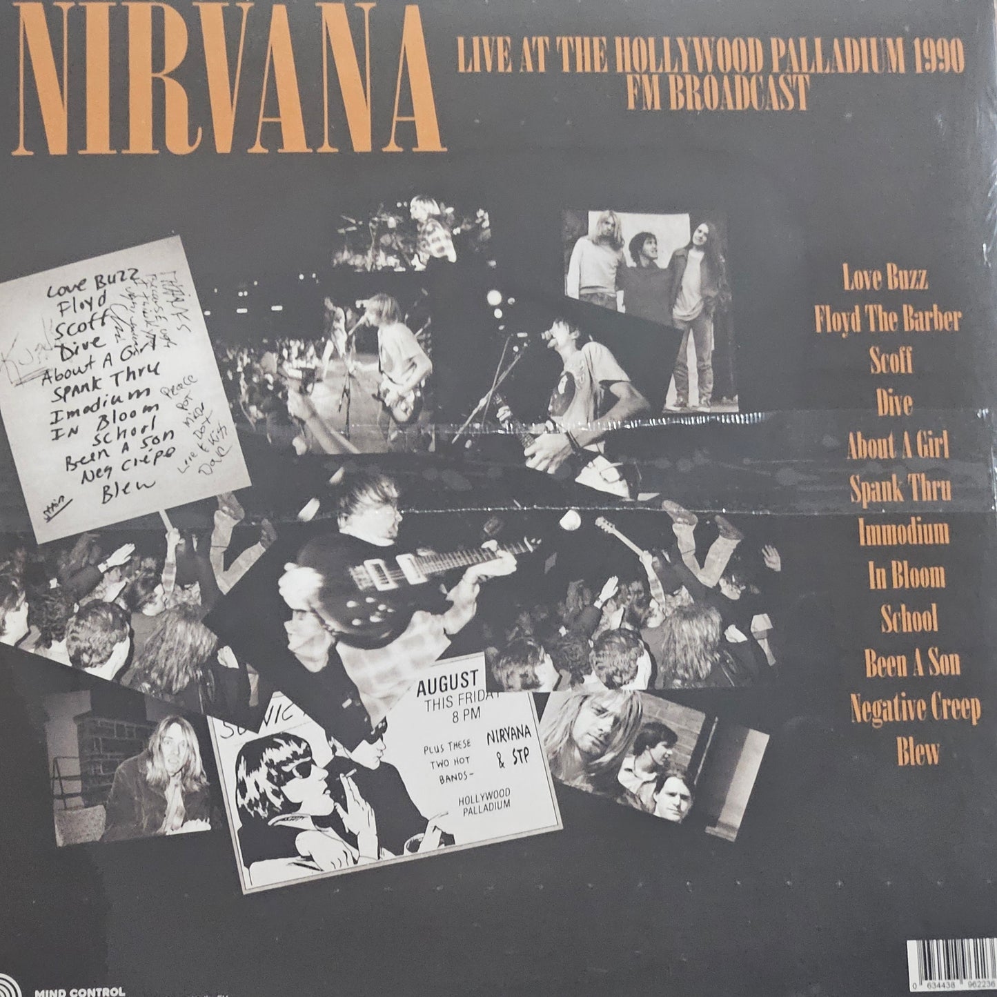 Nirvana - California Uber Alles: Live At The Hollywood Palladium 1990 - FM Broadcast (Ltd. Ed ) - Vinyl - New
