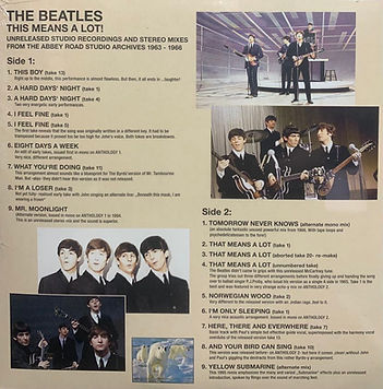 The Beatles – This Means A Lot! "GATEFOLD POP-UP SLEEVE" PICTURE DISC !