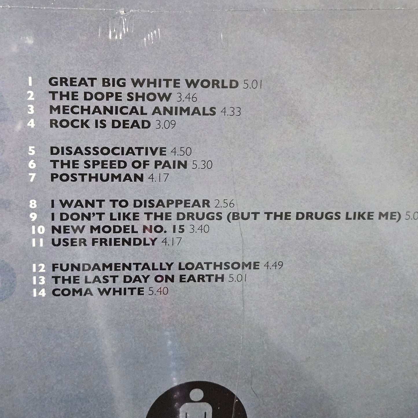 Marilyn Manson – Mechanical Animals "2LP COLOURED VINYL RECORD"