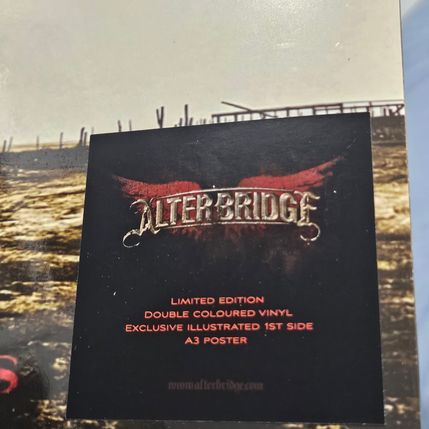 ALTER BRIDGE FORTRESS VINYL RECORD 2LP COLOURED VINYL + A3 POSTER