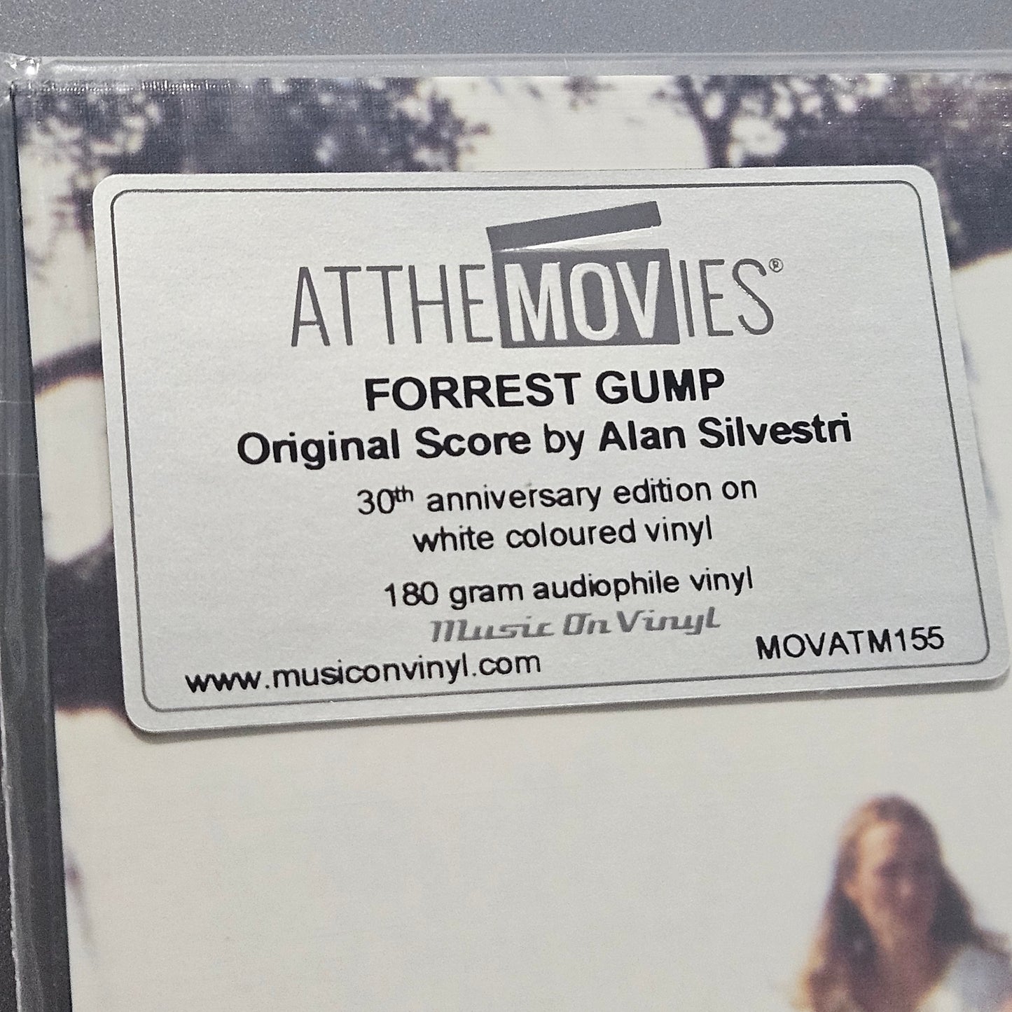 FORREST GUMP - ORIGINAL SCORE SOUNDTRACK 30TH ANNIVERSARY WHITE COLOURED VINYL MUSIC ON VINYL