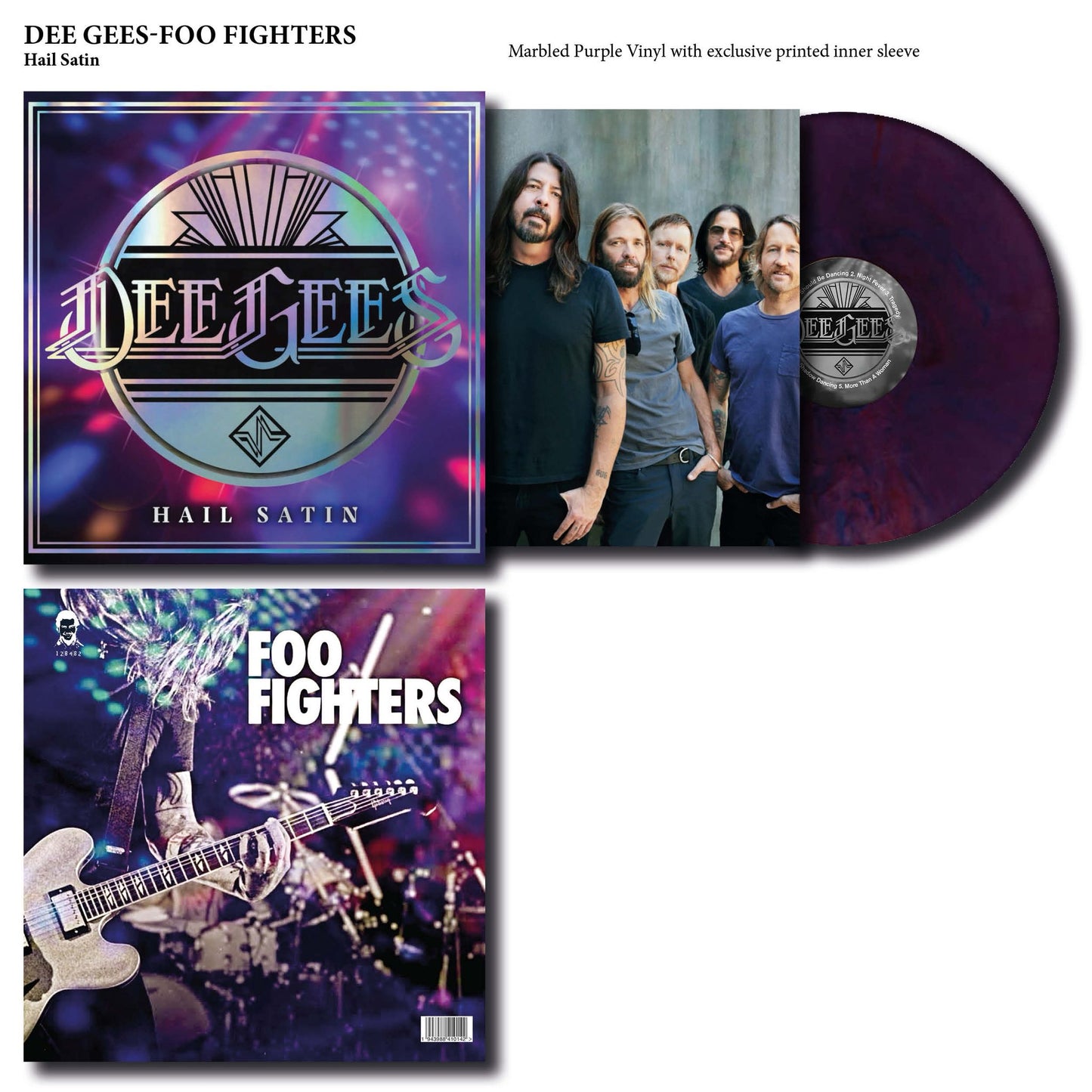 Foo Fighters / Dee Gees - Hail Satin ( Bee Gees Cover Album )