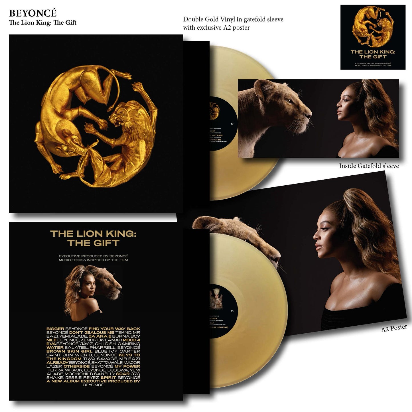 Beyonce - The Lion King : The Gift Vinyl Record 2LP