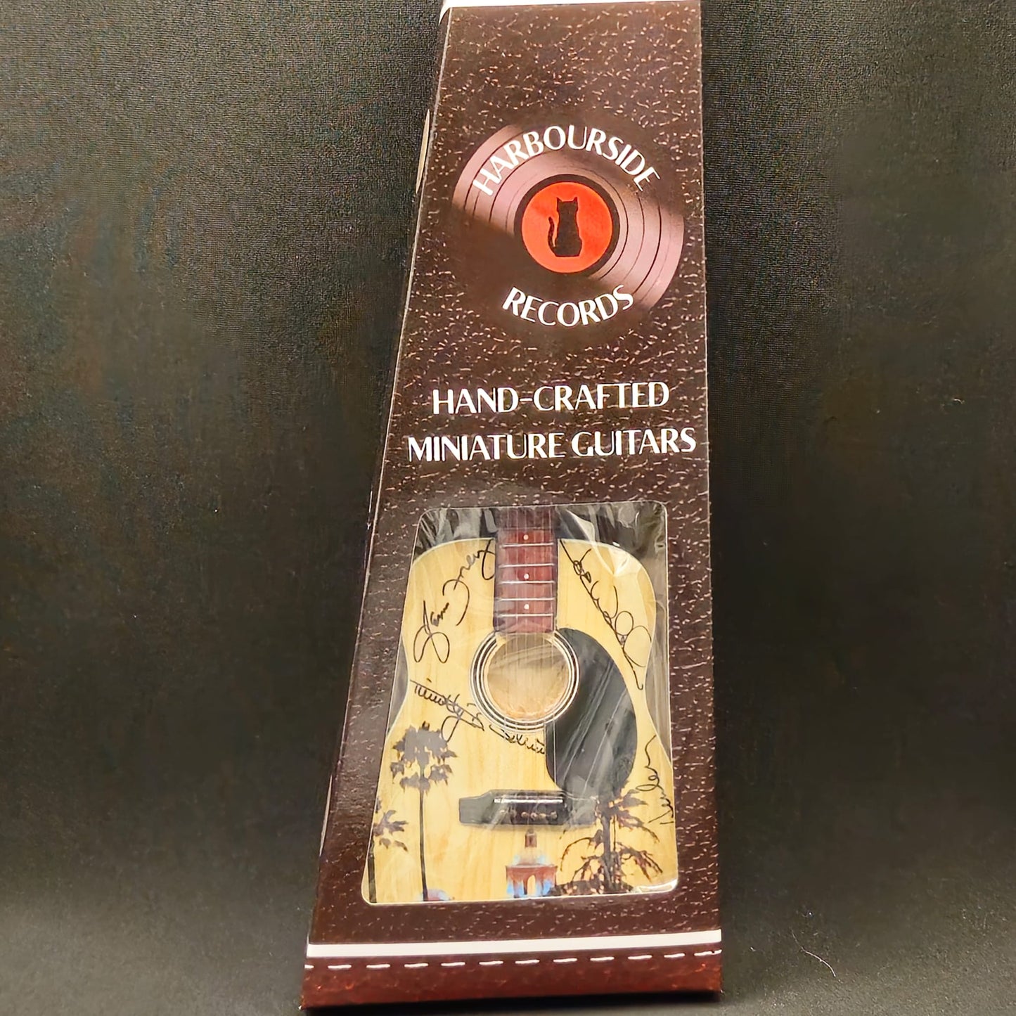 Miniature Guitar - The Eagles Hotel California Gibson Acoustic - Model Guitar Inc Stand