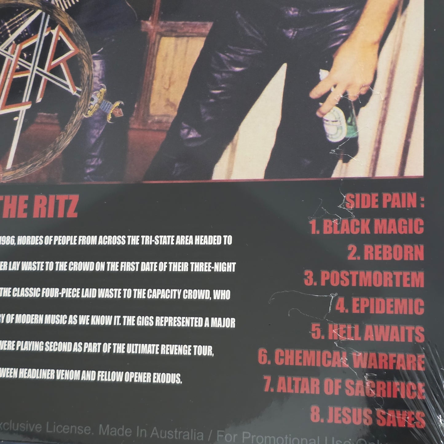 SLAYER - REIGN THE RITZ LIVE 1986 NYC